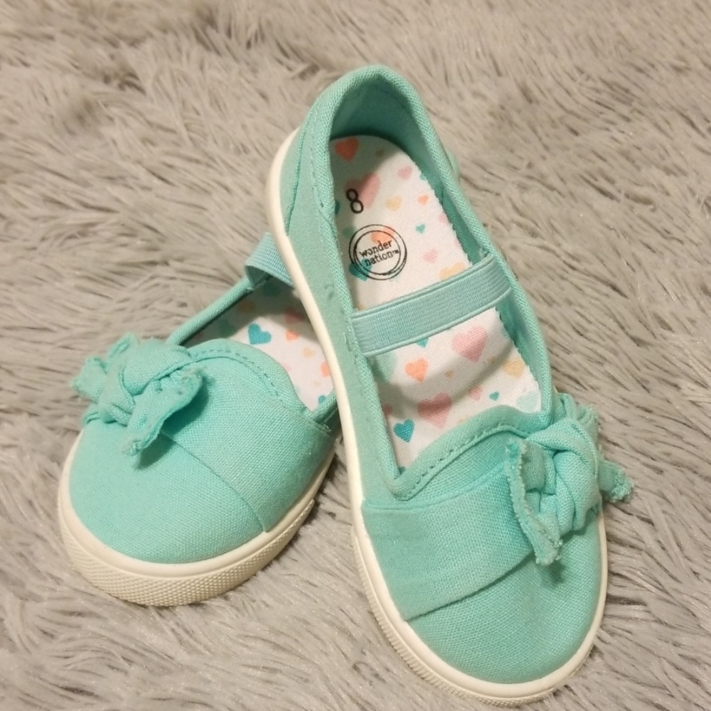 Wonder Nation Mint / Turquoise  Color Girls Shoes